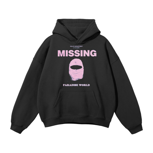 Pink Missing Paradise Oversized Hoodie